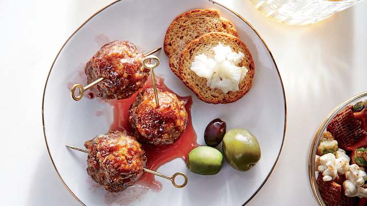Glazed Cocktail Meatballs