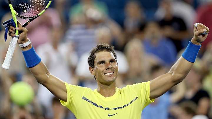 Nadal Beats the Rain, Pliskova Cruises in Cincinnati on Day of Upsets