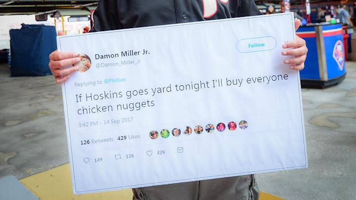 There Are Free Chicken Nuggets at the Phillies Game Tonight Because One Fan is Awesome There Are Free Chicken Nuggets at the Phillies Game Tonight Because One Fan is Awesome