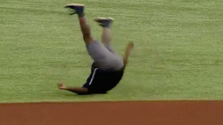 Watch: Rays' Dancing Groundskeeper Back at It Again With Fire Routine