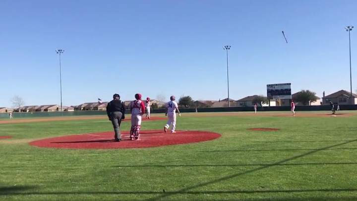 High schooler unleashes the bat flip to end all bat flips
