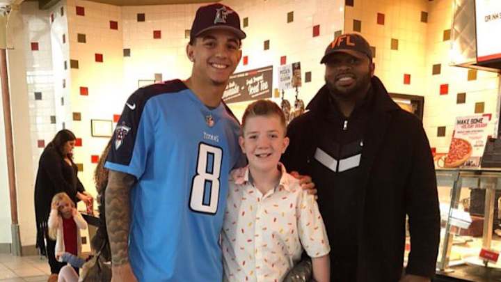 Tennessee Quarterback Jarrett Guarantano Meets Keaton Jones, The Boy Who Spoke Against Bullying Tennessee Quarterback Jarrett Guarantano Meets Keaton Jones, The Boy Who Spoke Against Bullying