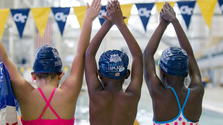 Many poor kids can't swim; Olympic champs throw a lifeline Many poor kids can't swim; Olympic champs throw a lifeline