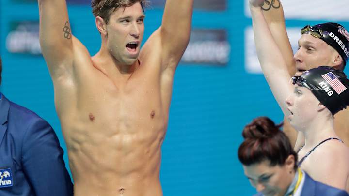 US sets world record in prelims of mixed medley relay US sets world record in prelims of mixed medley relay