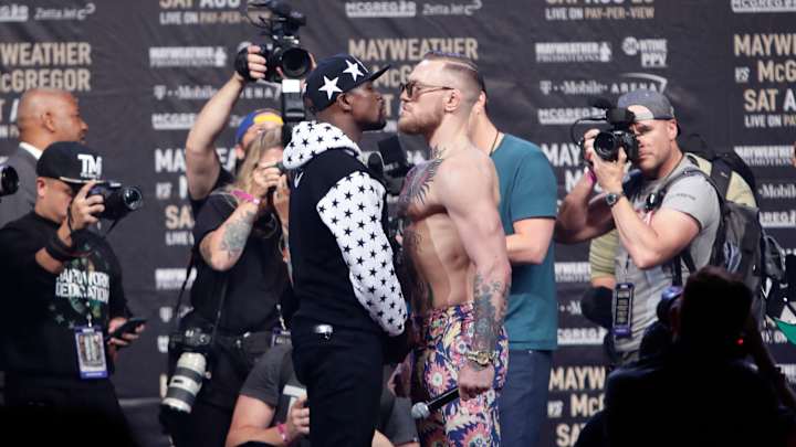 Mayweather-McGregor Will Be Shown in Movie Theaters Across the Country for Up to $40 Mayweather-McGregor Will Be Shown in Movie Theaters Across the Country for Up to $40