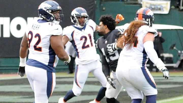 Michael Crabtree and Aqib Talib Suspended Two Games for Fighting Michael Crabtree and Aqib Talib Suspended Two Games for Fighting