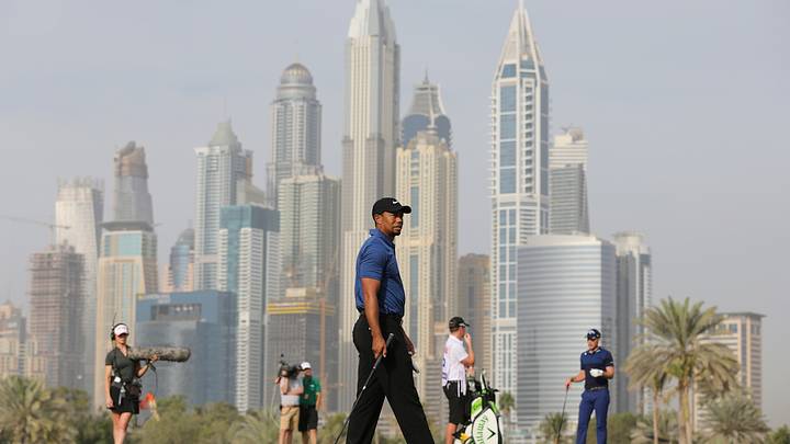 Tiger Woods withdraws from the Dubai Desert Classic