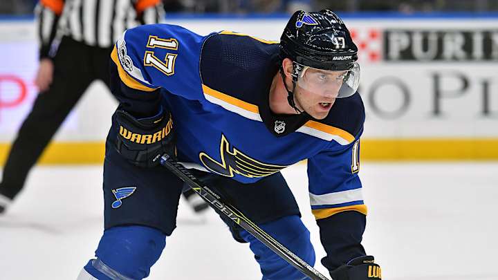 Blues' Jaden Schwartz Placed on IR With Ankle Injury Blues' Jaden Schwartz Placed on IR With Ankle Injury