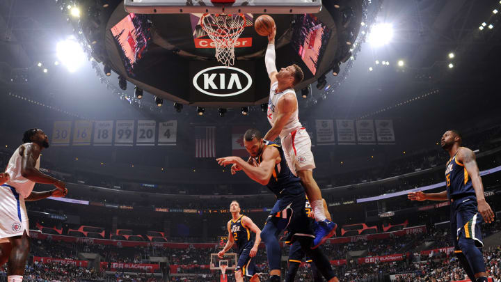 Watch: Blake Griffin Dunks All Over Rudy Gobert