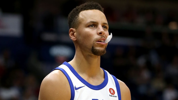 Stephen Curry Fined $50,000 But Not Suspended for Throwing Mouthguard