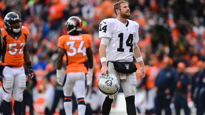 Raiders QB Matt McGloin injured, Connor Cook makes NFL debut