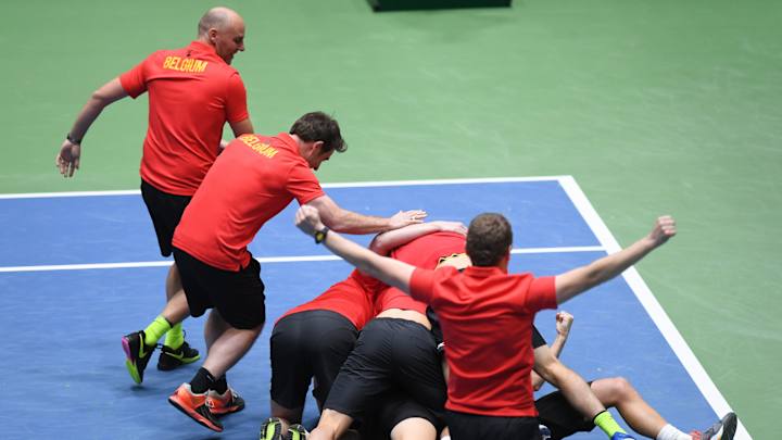 Darcis beats Zverev as Belgium beats Germany for 1st time Darcis beats Zverev as Belgium beats Germany for 1st time