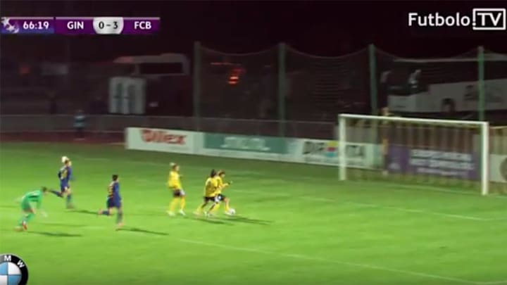 WATCH: Everything Went Wrong For Three Gintra Universitetas Players Dribbling Toward an Open Goal