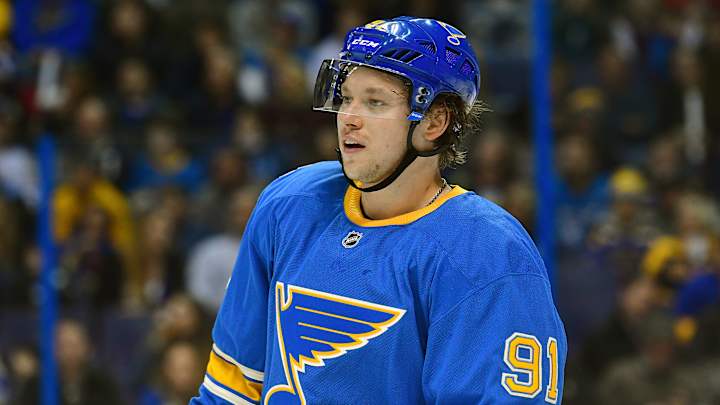 Blues' Vladimir Tarasenko surprises child fighting cancer with amazing present