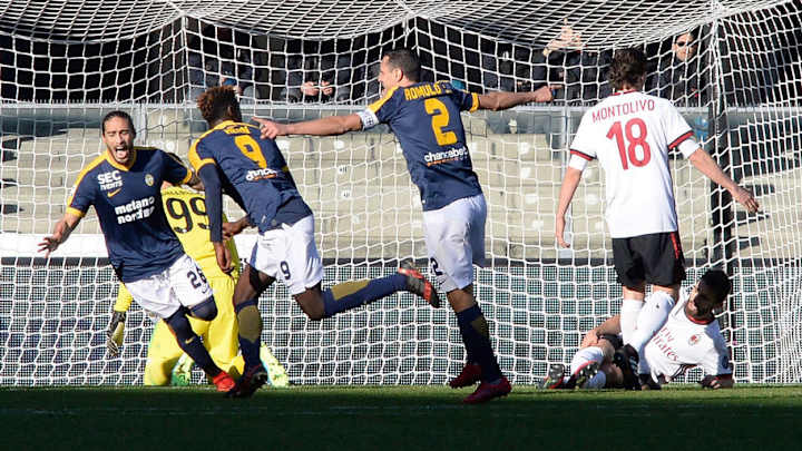 AC Milan Comfortably Beaten by Hellas Verona