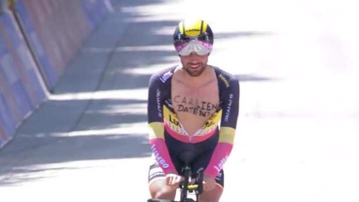 Cyclist earns fine for exposing chest to ask woman out—but he got the date