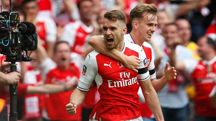Arsenal defeats 10-man Chelsea in all-London FA Cup final