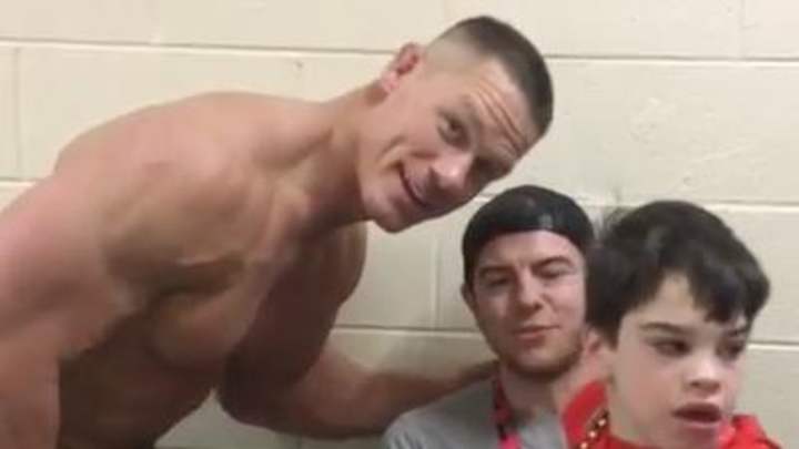 Video: John Cena gave this fan the surprise of a lifetime, with a little help from AJ Styles Video: John Cena gave this fan the surprise of a lifetime, with a little help from AJ Styles