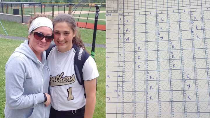 High school sophomore strikes out every batter in perfect game High school sophomore strikes out every batter in perfect game