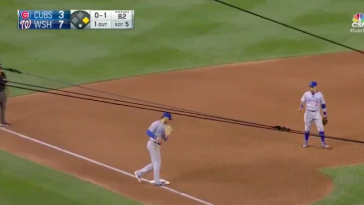 Watch: Kris Bryant exits game with mild to moderate right ankle sprain Watch: Kris Bryant exits game with mild to moderate right ankle sprain