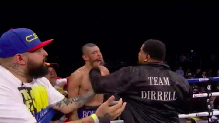 Watch: Boxer’s uncle sucker-punches opponent after match Watch: Boxer’s uncle sucker-punches opponent after match