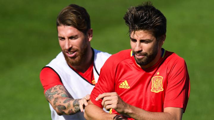 Spain teammates Sergio Ramos, Gerard Pique call a truce amid individual rivalry