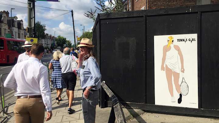 Wimbledon-area shops compete to design tennis storefronts Wimbledon-area shops compete to design tennis storefronts