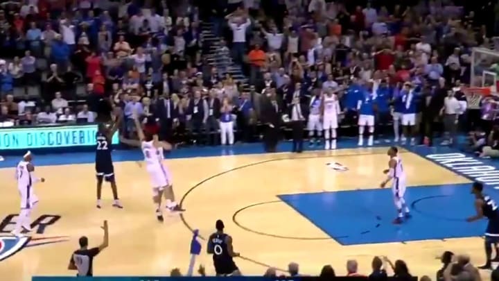 Watch: Andrew Wiggins Banks In Deep 3 to Give Timberwolves 115-113 Win Over Thunder Watch: Andrew Wiggins Banks In Deep 3 to Give Timberwolves 115-113 Win Over Thunder