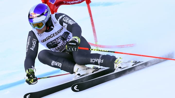 Pinturault leads Hirscher by 0.09 seconds in giant slalom Pinturault leads Hirscher by 0.09 seconds in giant slalom