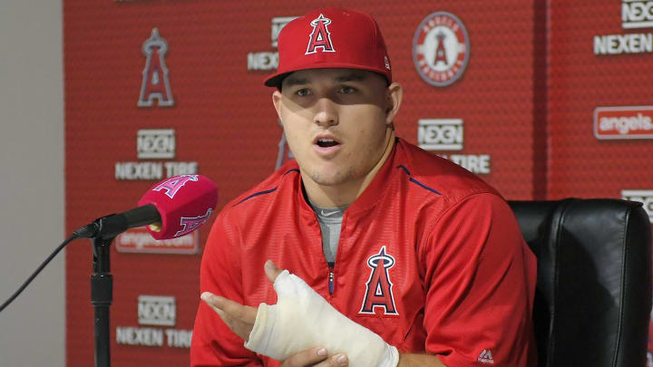 Mike Trout is officially out of the All-Star Game