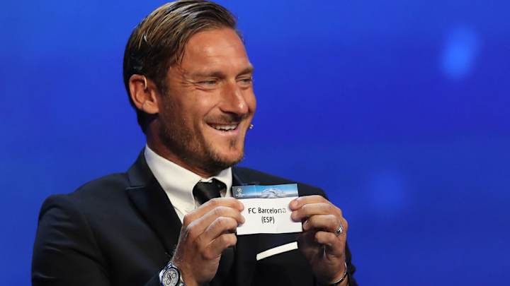 Watch: Totti Laughs After Handing Juventus Tough Draw in Champions League Watch: Totti Laughs After Handing Juventus Tough Draw in Champions League