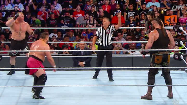 Brock Lesnar Defends Universal Title, Will Stay In WWE After SummerSlam Win Brock Lesnar Defends Universal Title, Will Stay In WWE After SummerSlam Win