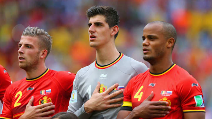VIDEO: Thibaut Courtois' Strange Pre-Match Ritual During Belgium National Anthem VIDEO: Thibaut Courtois' Strange Pre-Match Ritual During Belgium National Anthem