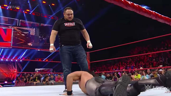 Samoa Joe made his WWE debut on Raw and the fans loved it