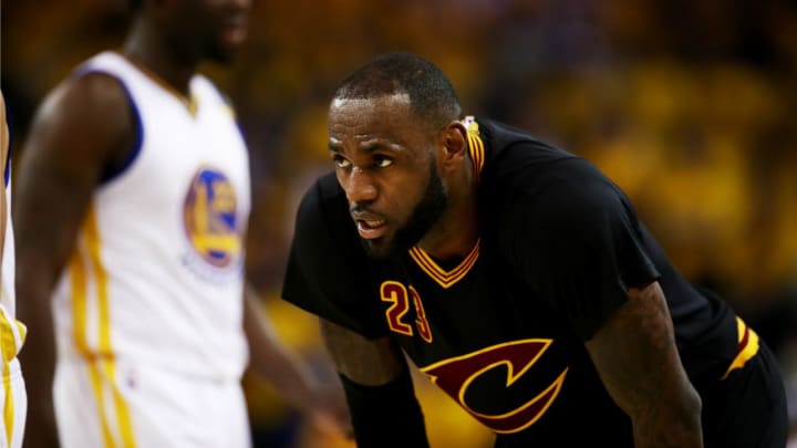 LeBron James skips podium after Game 2 loss