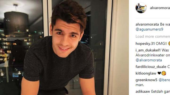PHOTO: Injured Chelsea Forward Alvaro Morata Frustrates Fans with Instagram Post