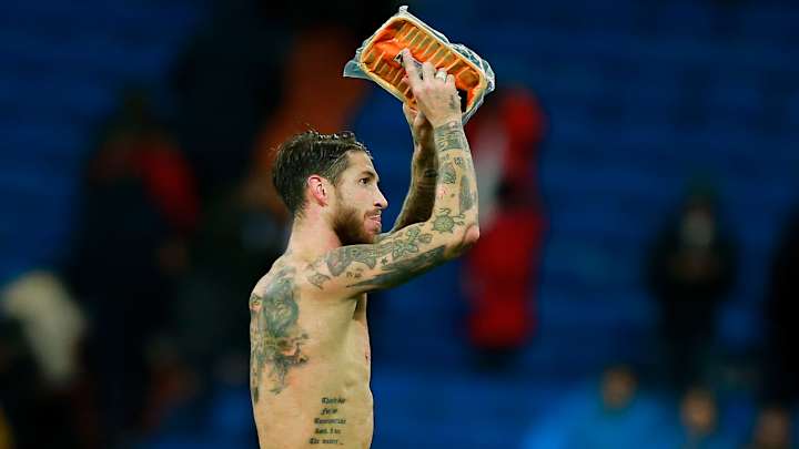 Real Madrid fan baits Sergio Ramos into giving him his shirt with pork