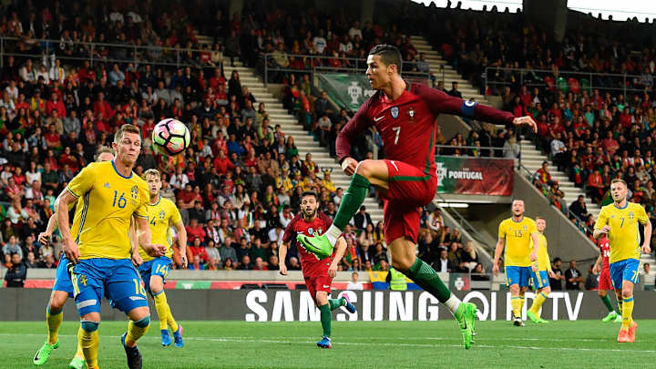 Watch: Cristiano Ronaldo scores again for Portugal in friendly loss to Sweden