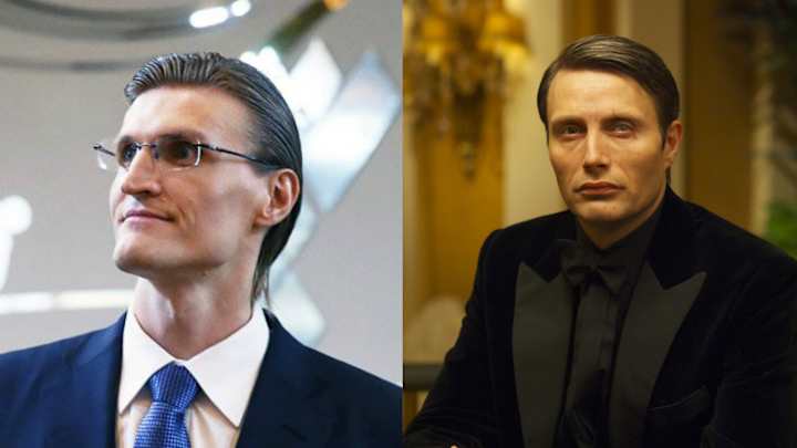 Andrei Kirilenko looks like a Bond villain now Andrei Kirilenko looks like a Bond villain now