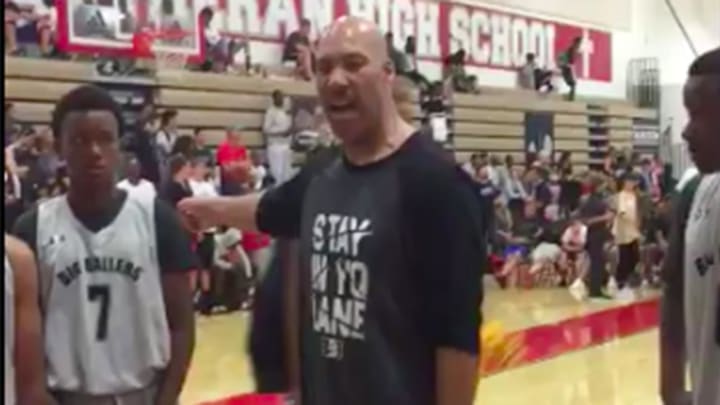 Watch: Highlights of LaVar Ball's AAU team getting blown out Watch: Highlights of LaVar Ball's AAU team getting blown out