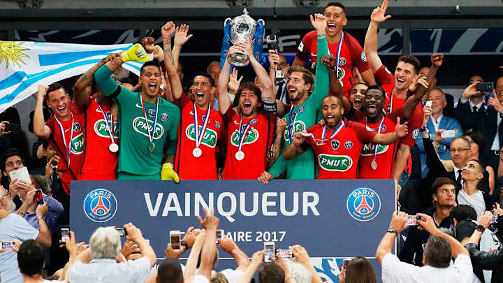 PSG wins French Cup with late own goal, topping Angers