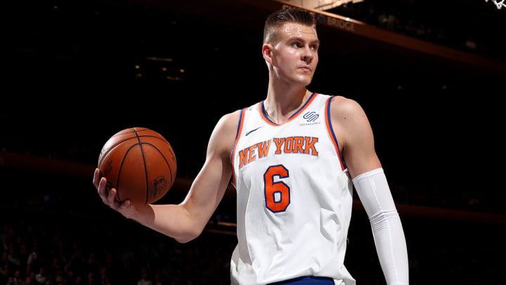 Kristaps Porzingis Says He May Need Elbow Procedure After Season