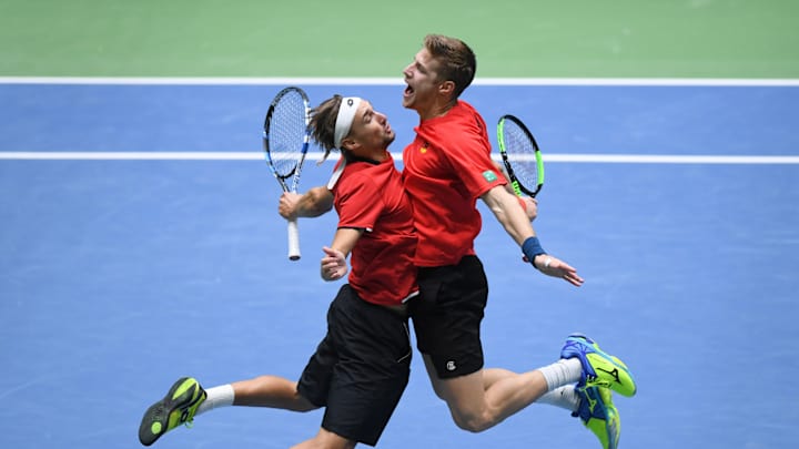 German brothers lose as Belgium leads 2-1 in Davis Cup German brothers lose as Belgium leads 2-1 in Davis Cup