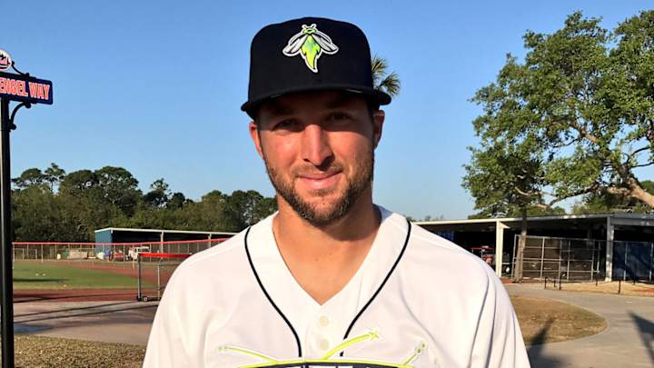 A few questions about the first photo of Tim Tebow in his minor league jersey A few questions about the first photo of Tim Tebow in his minor league jersey