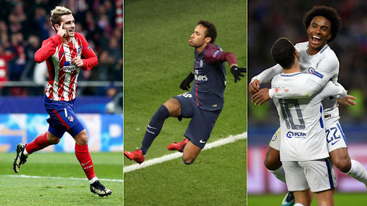 Chelsea, Barcelona Punch UCL Knockout Tickets, Griezmann Gives Atletico a Lifeline