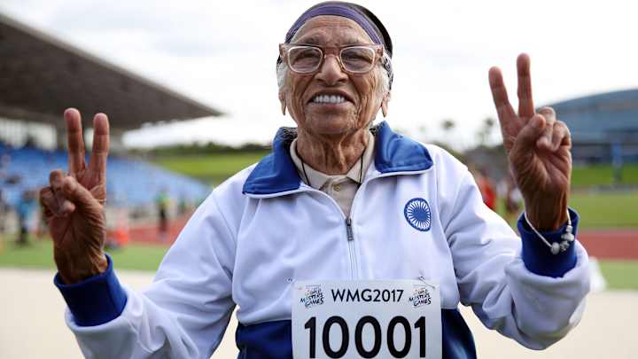 Watch: 101-year-old Indian woman wins 100 meter dash at World Masters Games