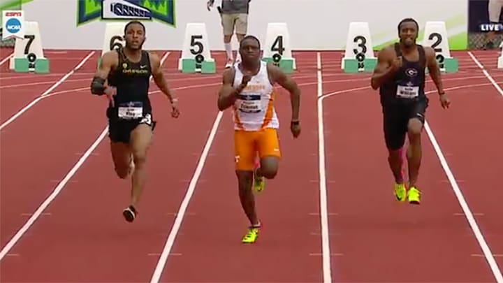 Watch: Christian Coleman destroys collegiate 100 meter record in 9.82 seconds