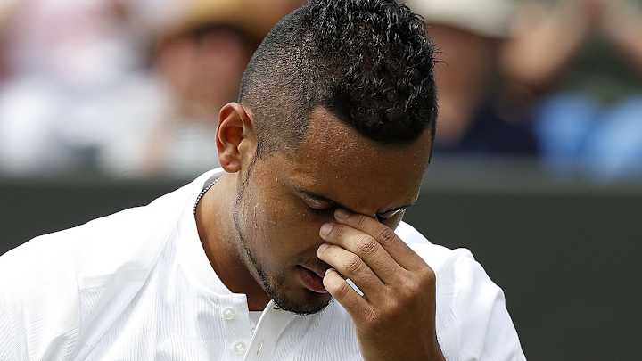 After first-round retirement at Wimbledon, what's next for Nick Kyrgios? After first-round retirement at Wimbledon, what's next for Nick Kyrgios?
