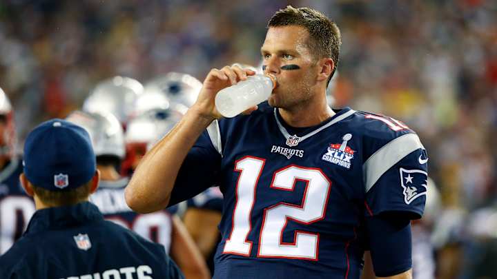 Tom Brady Is the Best Beer Chugger on the Patriots Tom Brady Is the Best Beer Chugger on the Patriots
