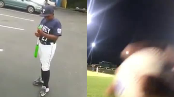 Video: Kid Hits Homer Using Bat Dad Surprised Him With, Dad Catches It Video: Kid Hits Homer Using Bat Dad Surprised Him With, Dad Catches It